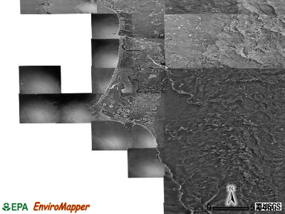 Zip code 95531 satellite photo by USGS
