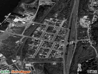Zip code 95537 satellite photo by USGS