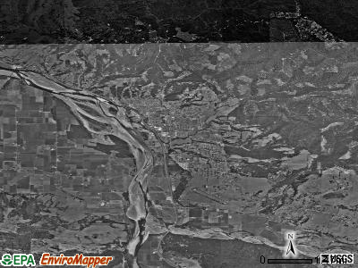 Zip code 95540 satellite photo by USGS