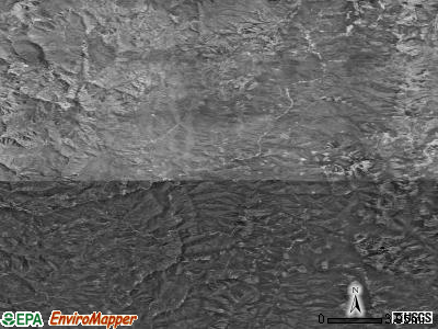 Zip code 95543 satellite photo by USGS