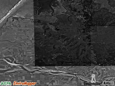 Zip code 95551 satellite photo by USGS