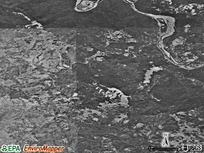 Zip code 95553 satellite photo by USGS