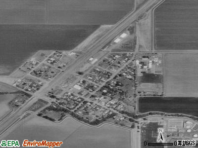 Zip code 95625 satellite photo by USGS