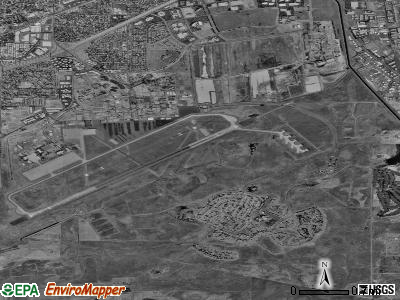 Zip code 95655 satellite photo by USGS