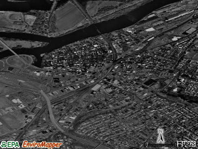 Zip code 12305 satellite photo by USGS
