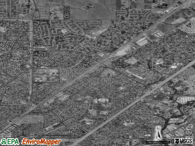 Zip code 95842 satellite photo by USGS