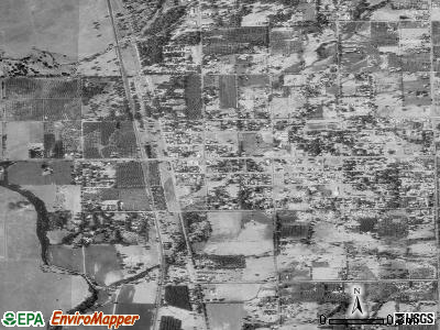 Zip code 95968 satellite photo by USGS