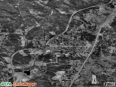 Zip code 96019 satellite photo by USGS