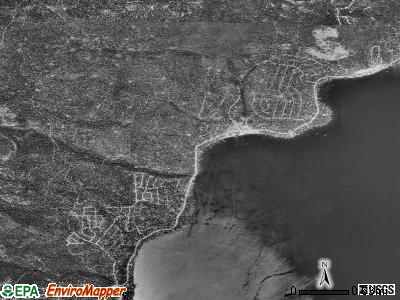 Zip code 96140 satellite photo by USGS