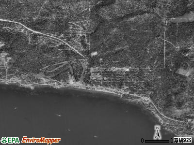 Zip code 96143 satellite photo by USGS