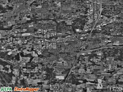 Zip code 97062 satellite photo by USGS