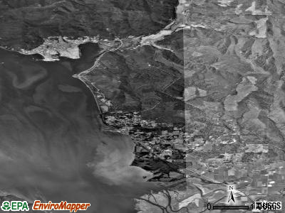 Zip code 97107 satellite photo by USGS