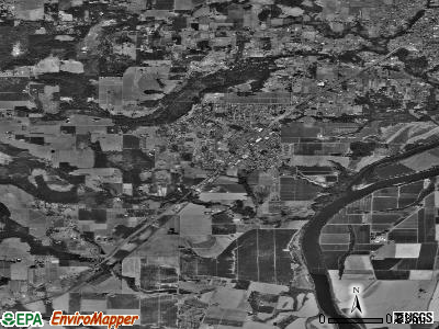 Zip code 97115 satellite photo by USGS