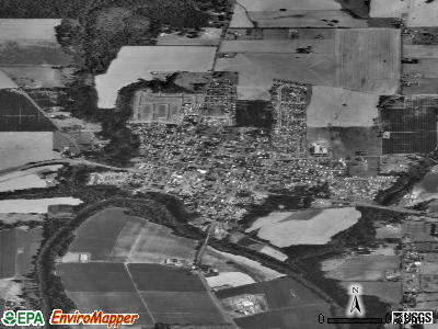 Zip code 97127 satellite photo by USGS