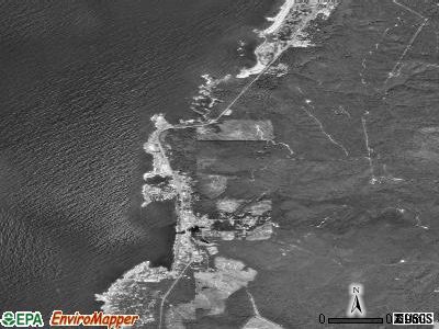 Zip code 97341 satellite photo by USGS