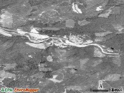 Zip code 97350 satellite photo by USGS