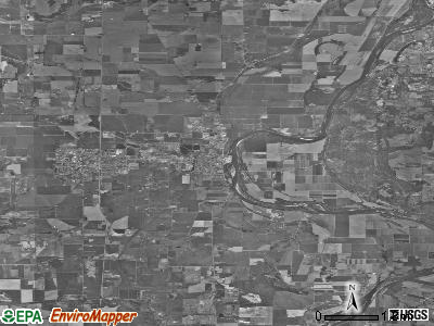 Zip code 97351 satellite photo by USGS