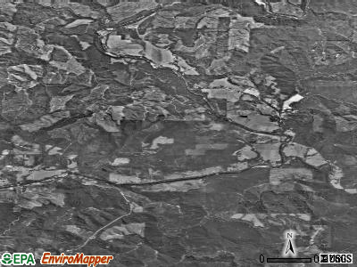 Zip code 97357 satellite photo by USGS