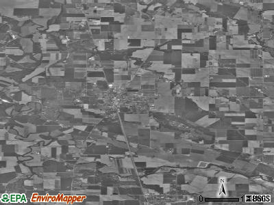 Zip code 97362 satellite photo by USGS