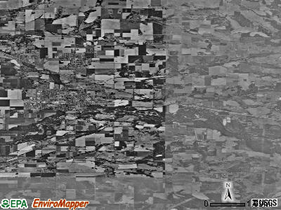 Zip code 97383 satellite photo by USGS