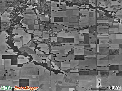 Zip code 97389 satellite photo by USGS