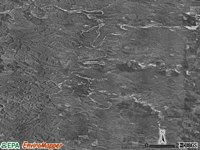 Zip code 97390 satellite photo by USGS