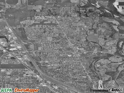 Zip code 97392 satellite photo by USGS