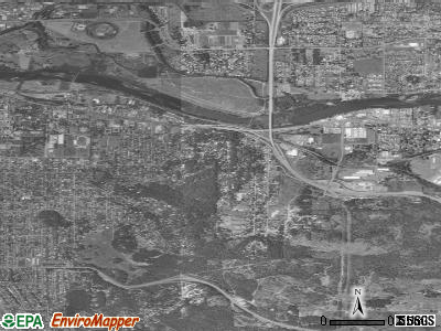 Zip code 97403 satellite photo by USGS