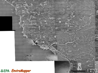 Zip code 97415 satellite photo by USGS