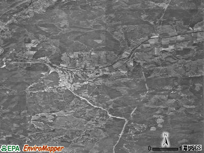 Zip code 97417 satellite photo by USGS