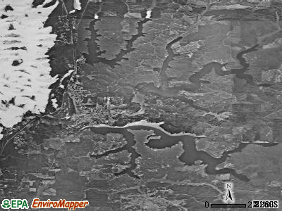 Zip code 97446 satellite photo by USGS