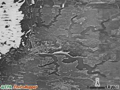 Zip code 97449 satellite photo by USGS
