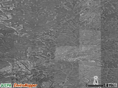 Zip code 97462 satellite photo by USGS