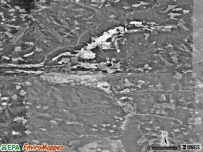 Zip code 97463 satellite photo by USGS
