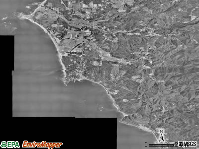 Zip code 97465 satellite photo by USGS