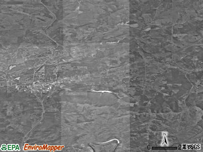 Zip code 97479 satellite photo by USGS