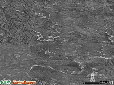 Zip code 97480 satellite photo by USGS