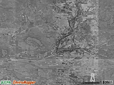 Zip code 97503 satellite photo by USGS