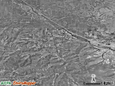Zip code 97540 satellite photo by USGS