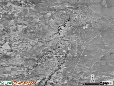 Zip code 97707 satellite photo by USGS
