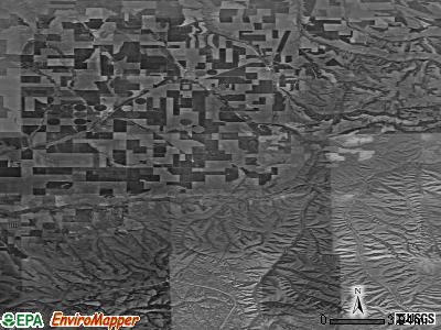Zip code 97810 satellite photo by USGS