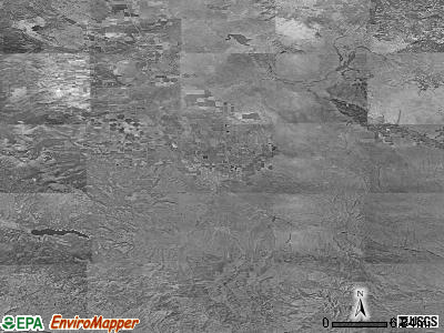 Zip code 97814 satellite photo by USGS