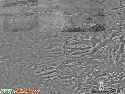 Zip code 97820 satellite photo by USGS