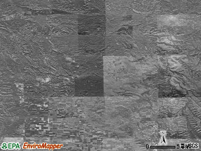 Zip code 97827 satellite photo by USGS