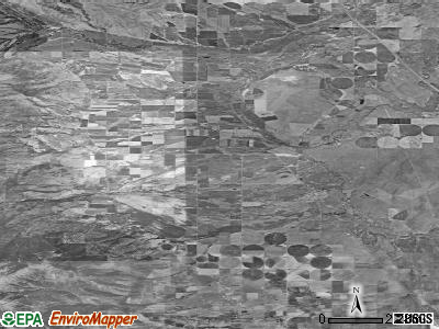Zip code 97833 satellite photo by USGS