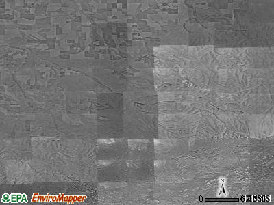 Zip code 97836 satellite photo by USGS
