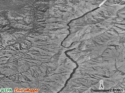 Zip code 97840 satellite photo by USGS