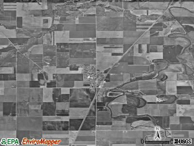 Zip code 97841 satellite photo by USGS