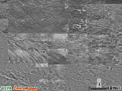 Zip code 97850 satellite photo by USGS