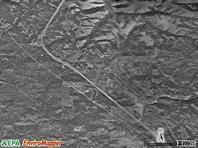 Zip code 97859 satellite photo by USGS